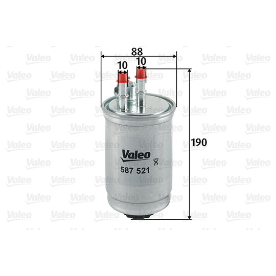 Valeo Fuel filter to suit Ford