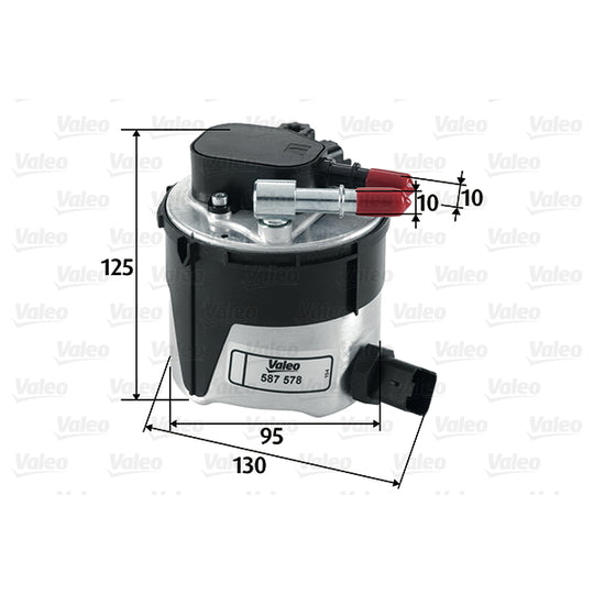 Valeo Fuel filter to suit Ford, Mazda, Volvo