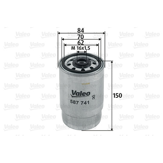 Valeo Fuel filter to suit Hyundai, Kia