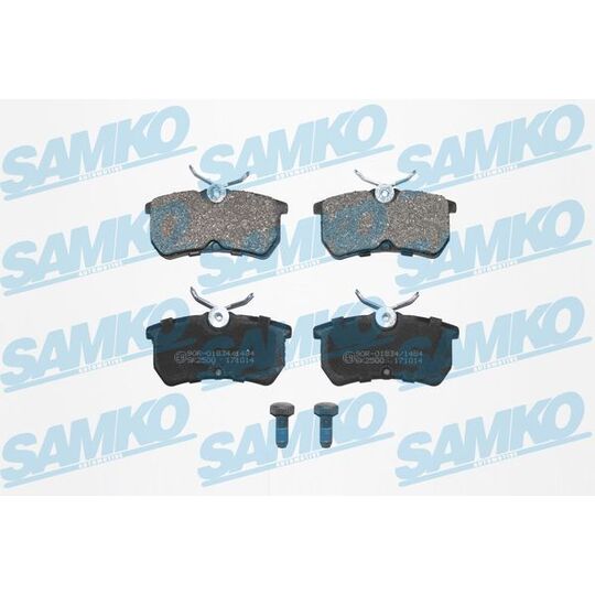 SAMKO 5SP697 Brake Pad Set, disc brake to suit Ford