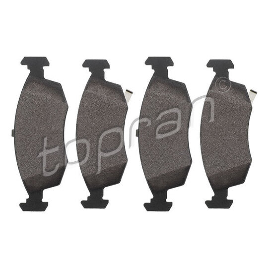Topran Brake Pad Set, disc brake to suit Fiat, Lancia