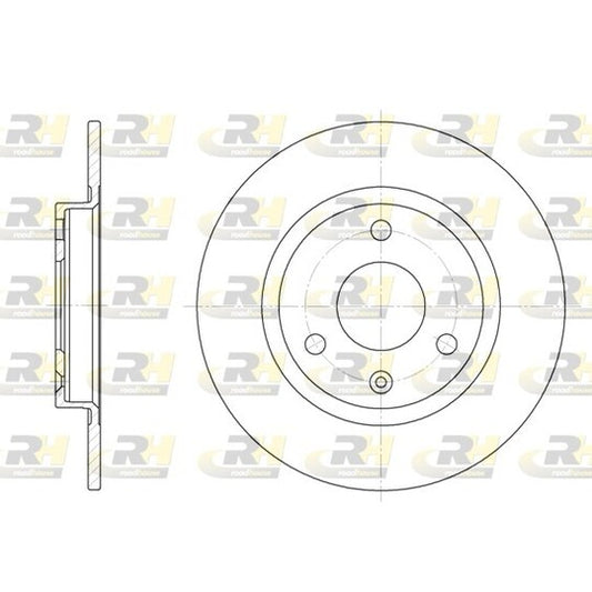 Roadhouse Brake Disc to suit VW, Peugeot, Citroën