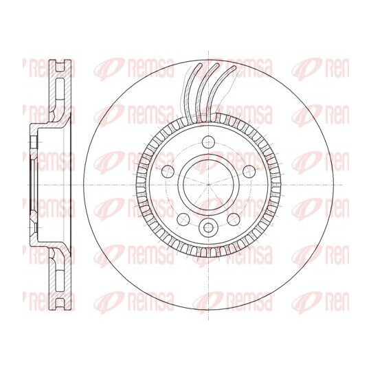 Remsa Brake Disc to suit Ford, Land Rover, Volvo