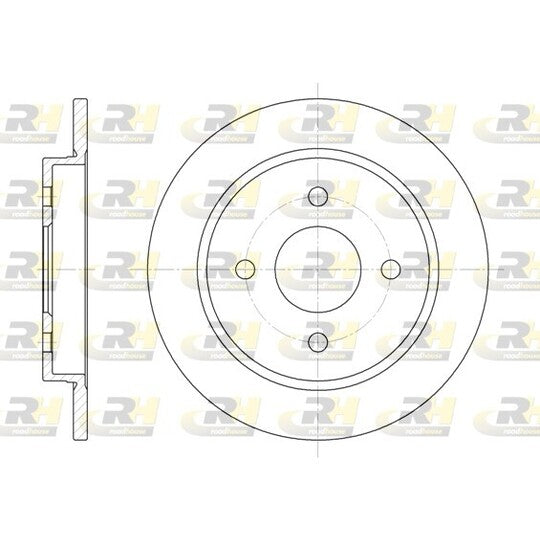 Roadhouse Brake Disc to suit Ford, VW