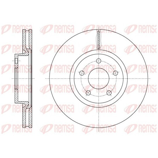 Remsa Brake Disc to suit Ford