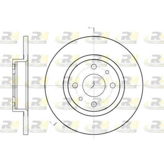 Roadhouse Brake Disc to suit VW, Fiat, Chrysler