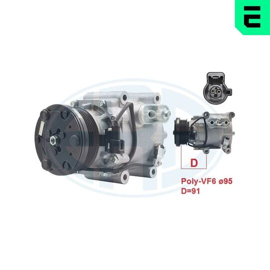 Era Compressor, air conditioning to suit Ford
