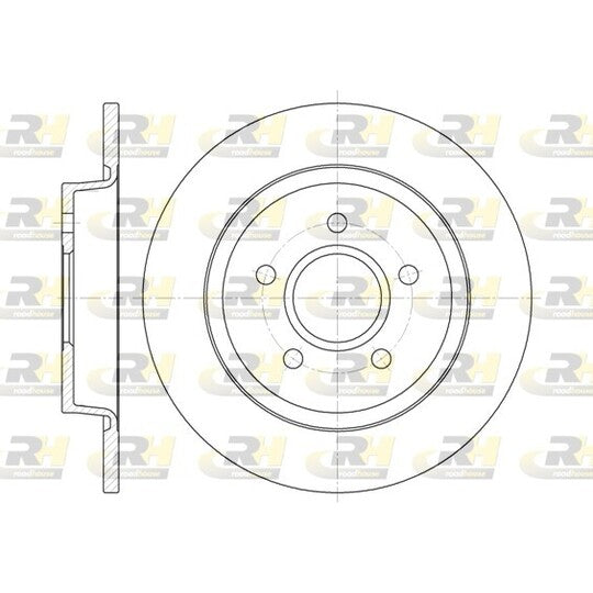 Roadhouse Brake Disc to suit Ford, VW, Volvo