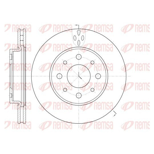 Remsa Brake Disc to suit Ford, VW, Fiat