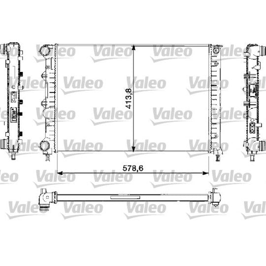 Valeo Radiator, engine cooling to suit Alfa Romeo