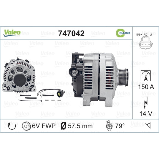 Valeo Alternator to suit Ford, Mazda