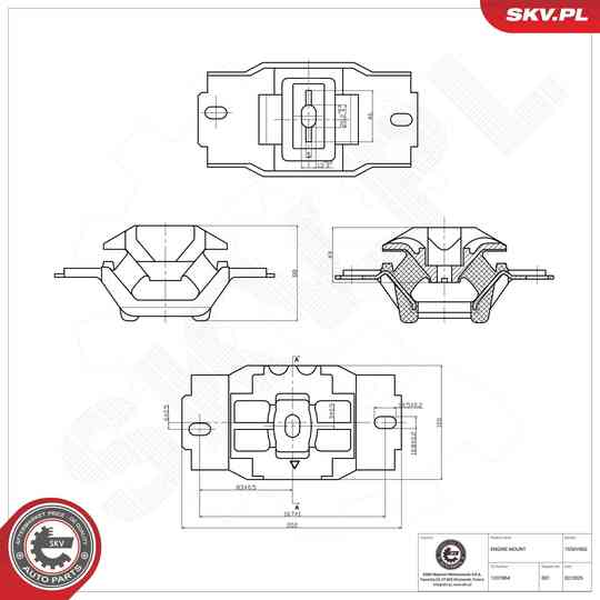 Esen Skv Mounting, engine to suit Ford, Mazda