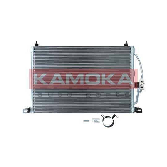 Kamoka 7800114 Condenser, air conditioning to suit Opel, Vauxhall