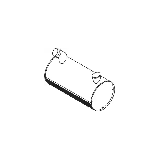 Dinex Middle-/End Silencer to suit Volvo