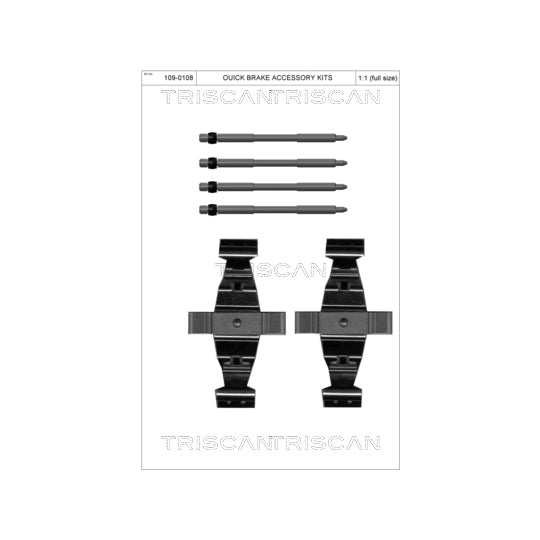 Triscan Accessory Kit, disc brake pad