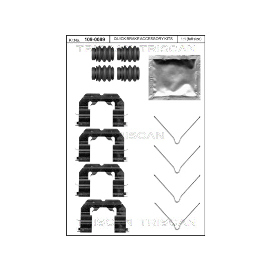 Triscan Accessory Kit, disc brake pad