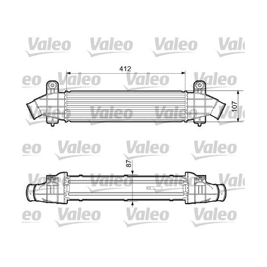 Valeo Intercooler, charger to suit Ford