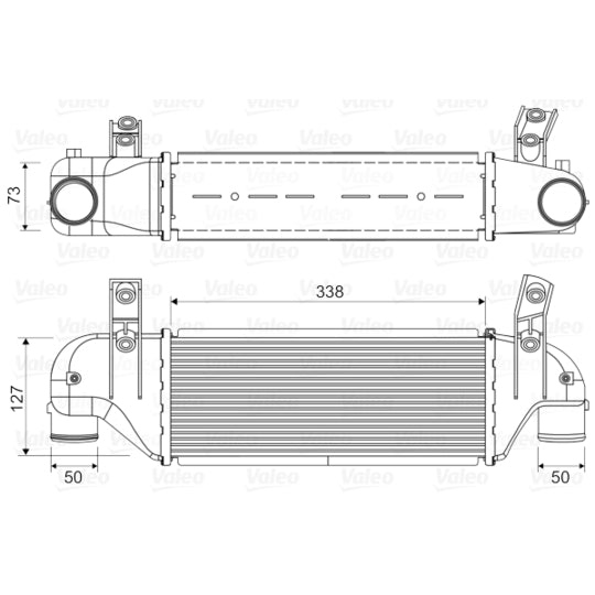 Valeo Intercooler, charger to suit Ford