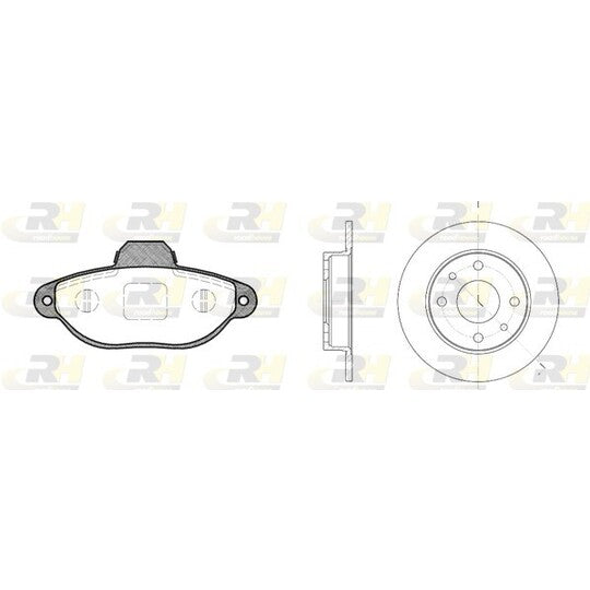 Roadhouse Brake Kit, disc brake to suit Fiat, Alfa Romeo, Lancia