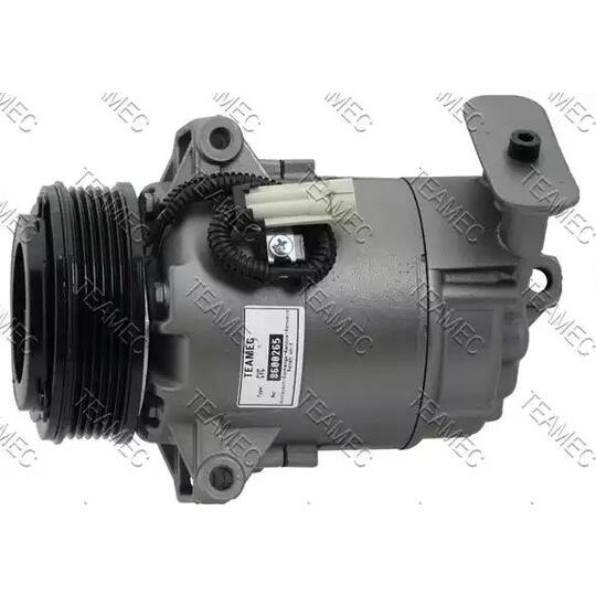 Teamec Compressor, air conditioning to suit Opel