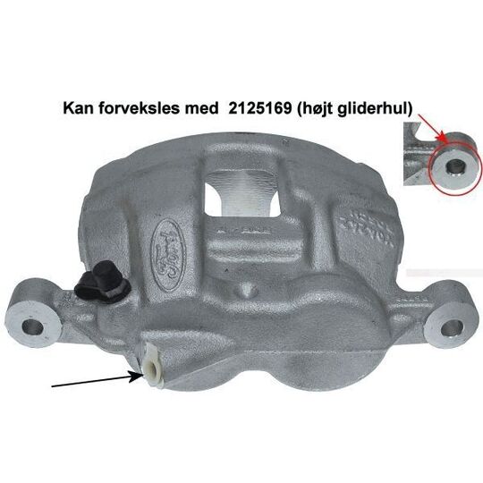 Hella Pagid Brake Caliper to suit Ford