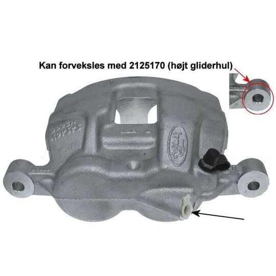 Hella Pagid Brake Caliper to suit Ford