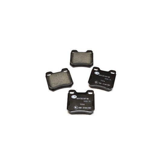 Hella Brake Pad Set, disc brake to suit Opel, Vauxhall, Holden