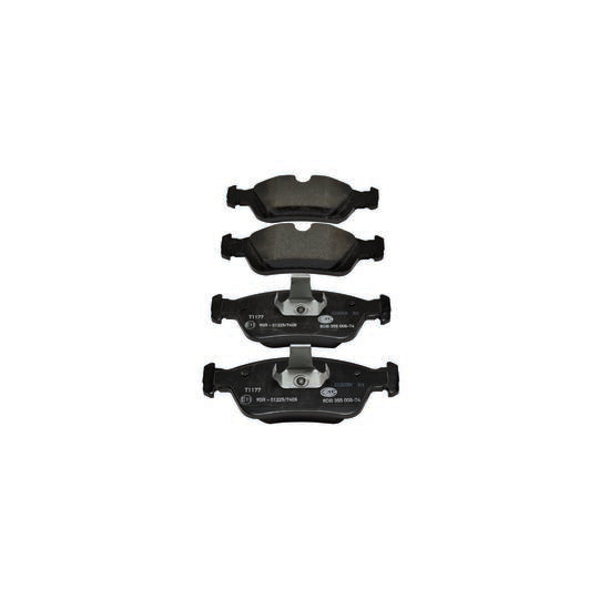Hella Brake Pad Set, disc brake to suit BMW
