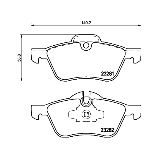 Hella Pagid Brake Pad Set, disc brake to suit Mini