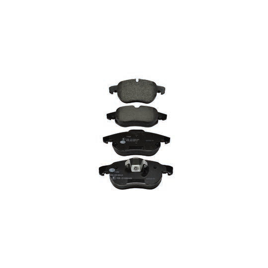 Hella Brake Pad Set, disc brake to suit Fiat, Chevrolet, Opel