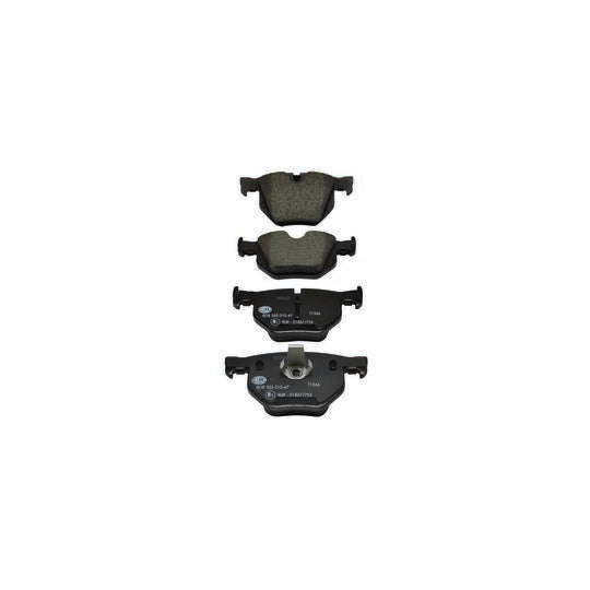 Hella Brake Pad Set, disc brake to suit BMW