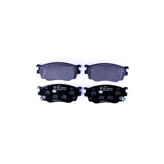 Hella Brake Pad Set, disc brake to suit Mitsubishi, Mazda