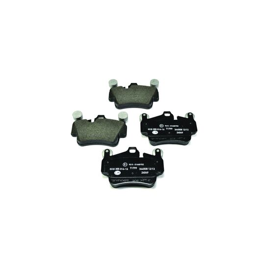 Hella Brake Pad Set, disc brake to suit Porsche