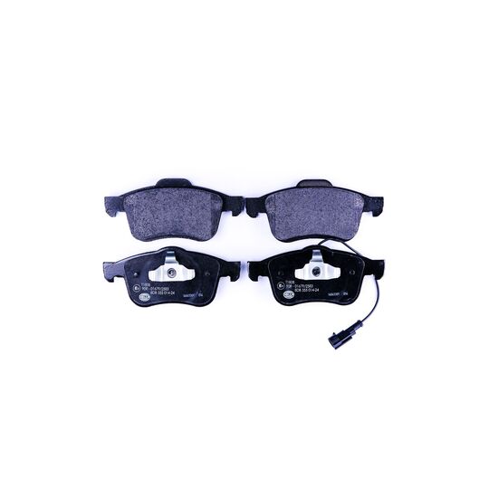 Hella Brake Pad Set, disc brake to suit Fiat, Opel, Vauxhall