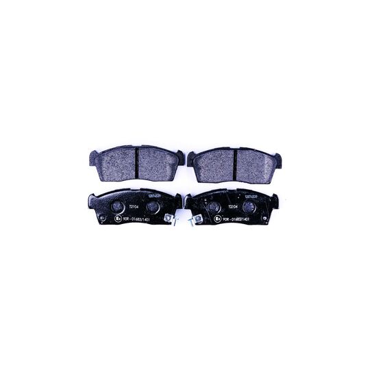 Hella Brake Pad Set, disc brake to suit Mitsubishi, Mazda, Nissan