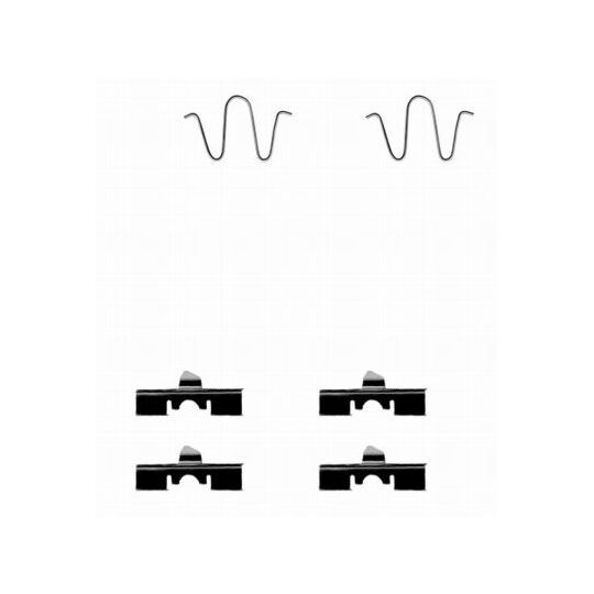 Hella Accessory Kit, disc brake pad