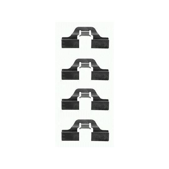 Hella Accessory Kit, disc brake pad to suit Audi, VW, Peugeot
