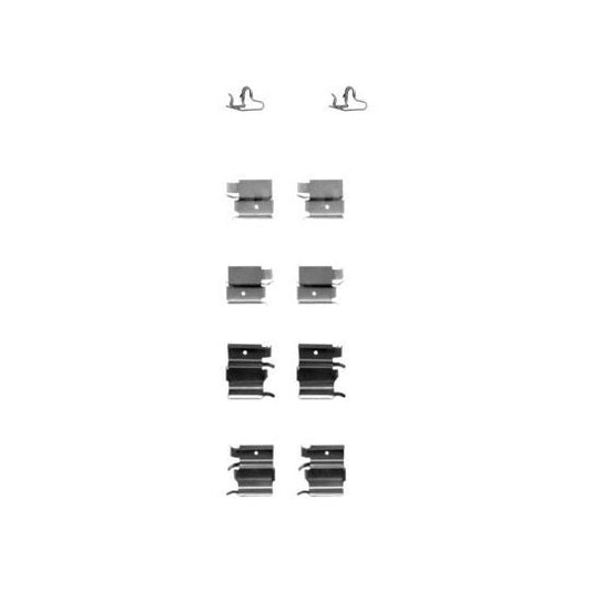 Hella Pagid Accessory Kit, disc brake pad to suit Mitsubishi