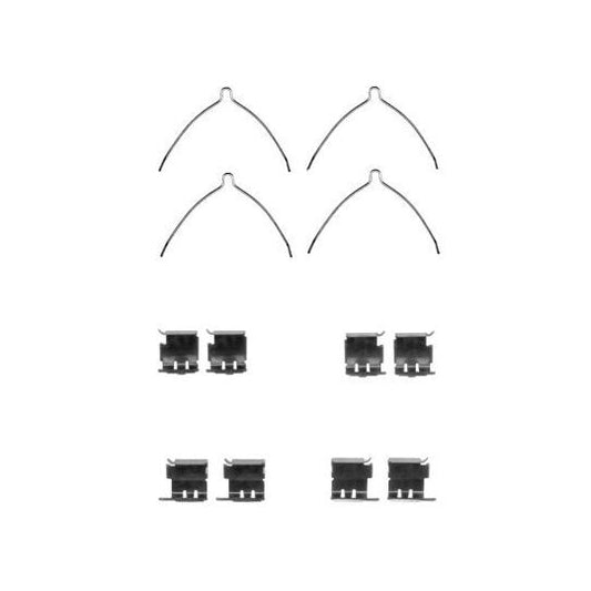 Hella Pagid Accessory Kit, disc brake pad