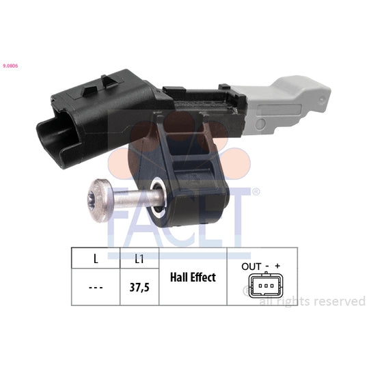 Valeo Sensor, crankshaft pulse to suit Toyota, Peugeot, Citroën