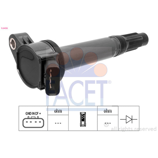 Facet Ignition coil to suit Toyota, Hitachi, Lexus