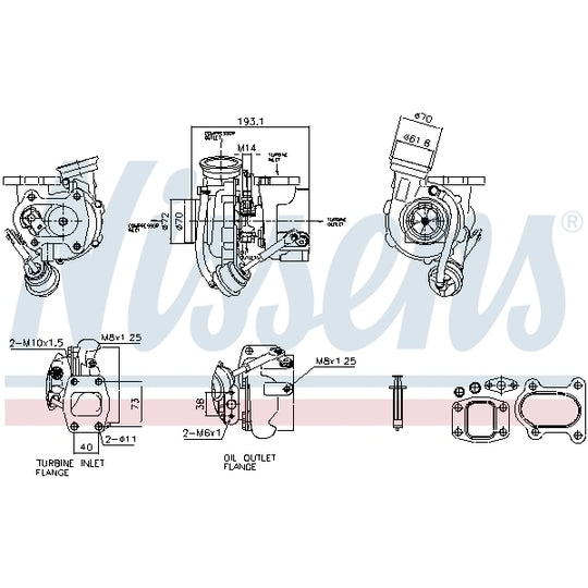 Nissens Charger, charging system to suit Mercedes-Benz