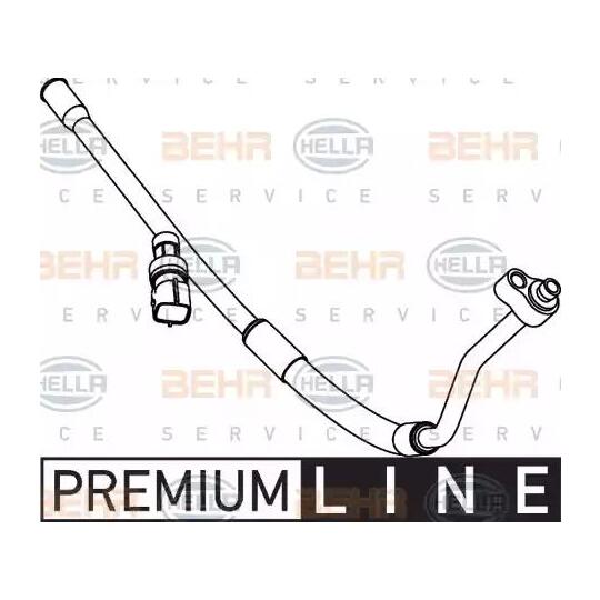 Hella High Pressure Line, air conditioning to suit Ford