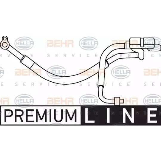 Hella High Pressure Line, air conditioning to suit Ford