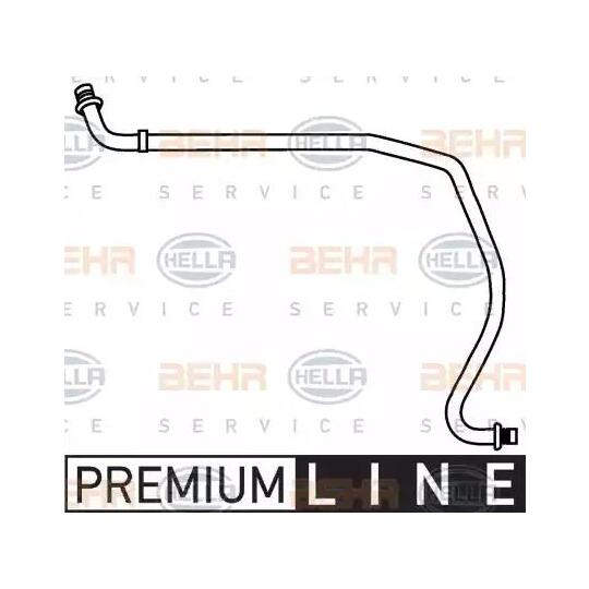Hella High-/Low Pressure Line, air conditioning to suit Ford