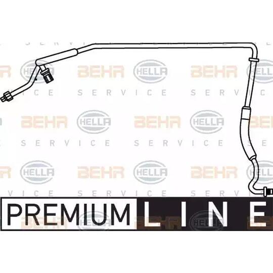Hella High Pressure Line, air conditioning to suit Ford