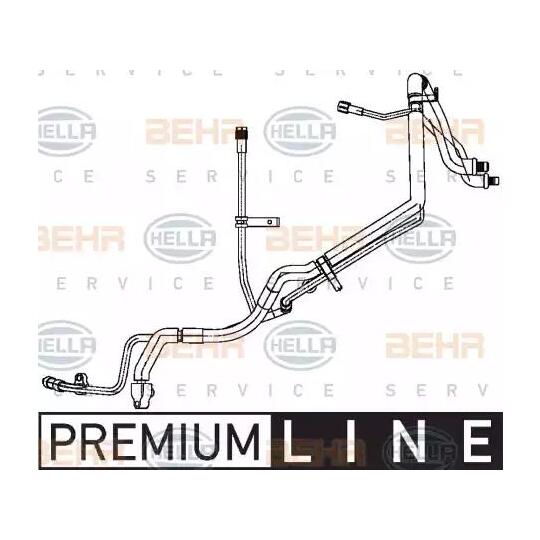 Hella High-/Low Pressure Line, air conditioning to suit Ford