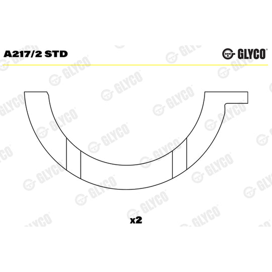 Kolbenschmidt Thrust Washer, crankshaft to suit Ford, Mazda, Peugeot