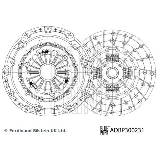 Blue Print Clutch Kit to suit Ford, Mazda