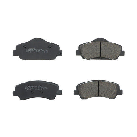 Aisin Brake Pad Set, disc brake to suit Peugeot, Citroën